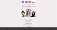 Desktop Screenshot of barbaros.co.uk